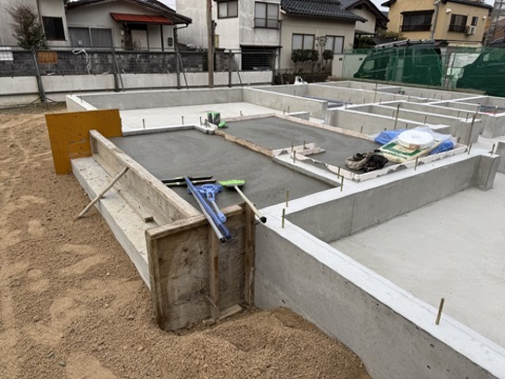 基礎工事完成