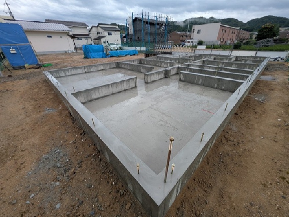 基礎工事完了