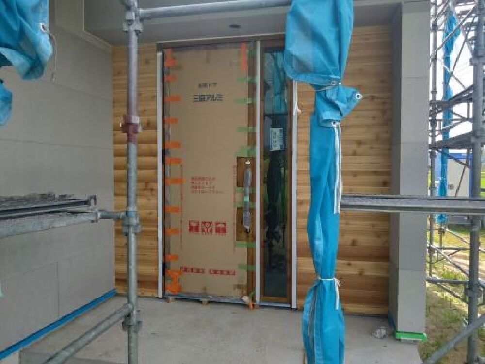 外部木板貼り工事