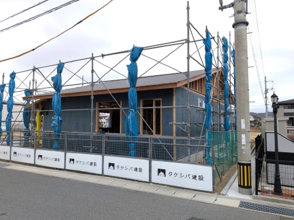 外壁耐震面材の施工