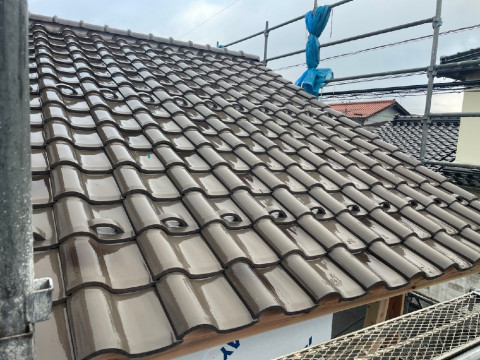瓦の施工