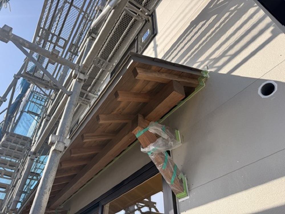 塗り壁下地サイディングの施工